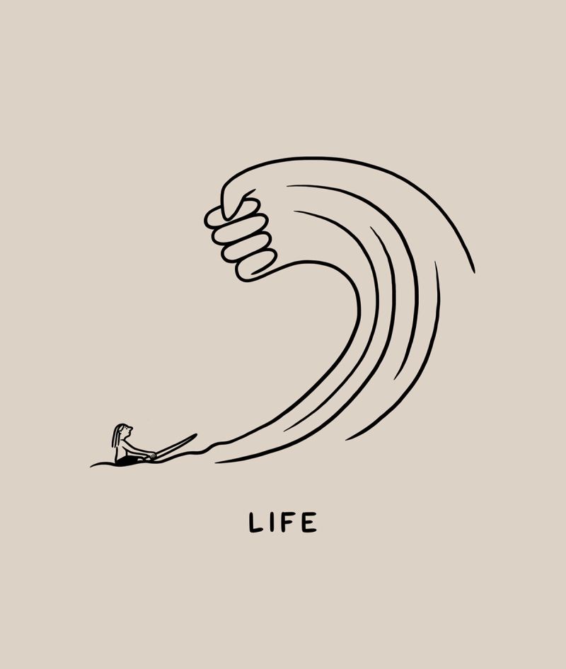 Illustration showcasing this artists portfolio