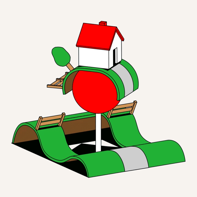 Illustration showcasing this artists portfolio