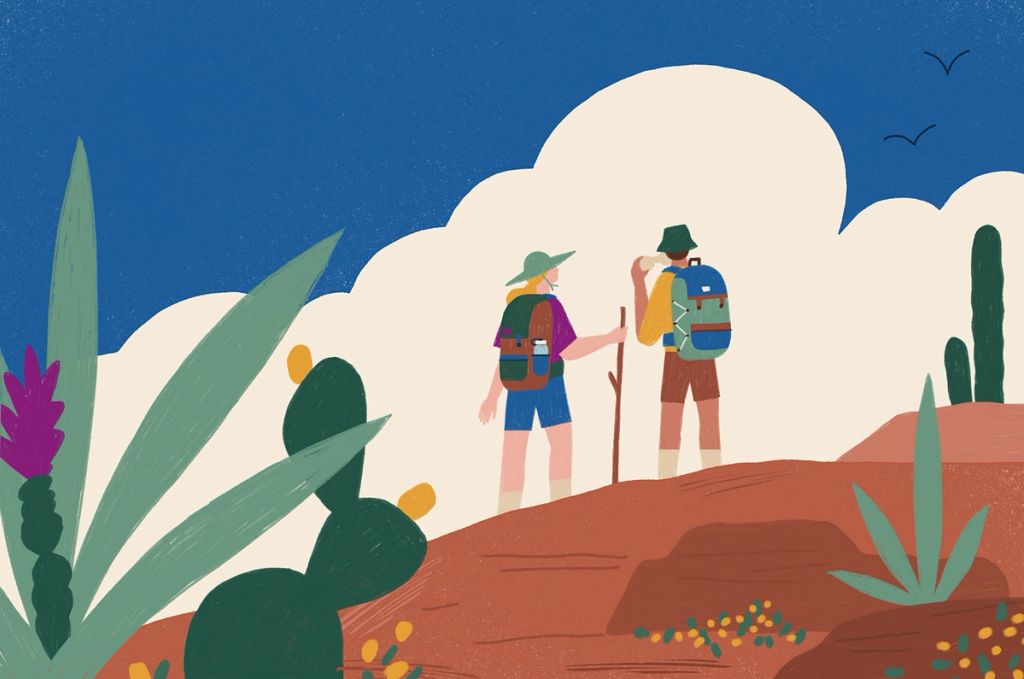 Illustration showcasing this artists portfolio