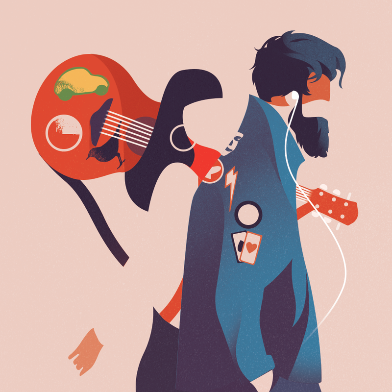 Illustration showcasing this artists portfolio