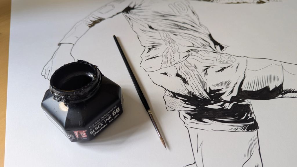 Illustration showcasing this artists portfolio