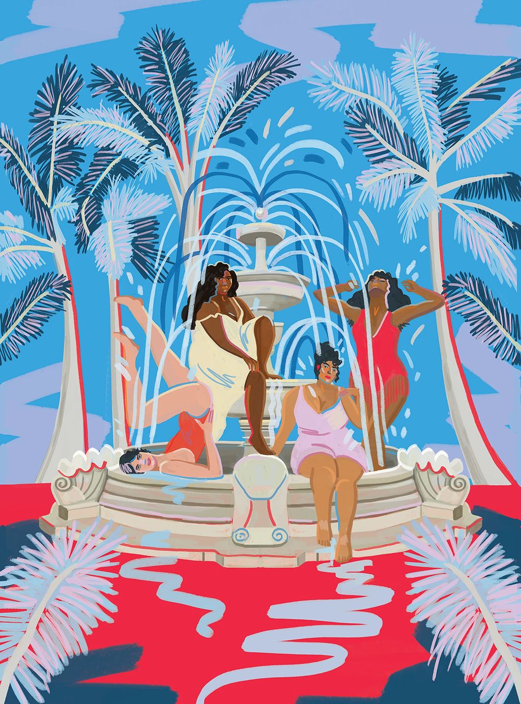 Illustration showcasing this artists portfolio