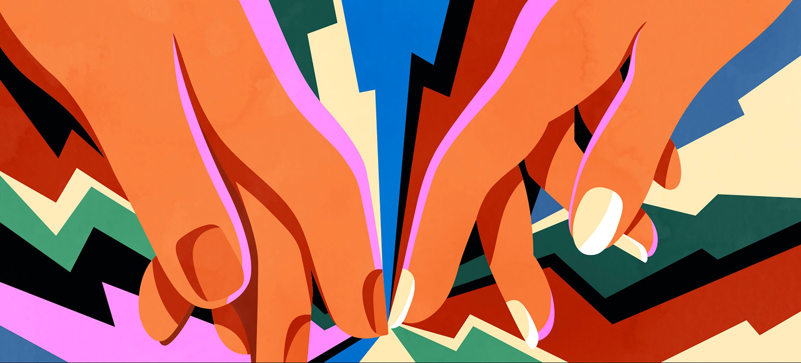 Illustration showcasing this artists portfolio
