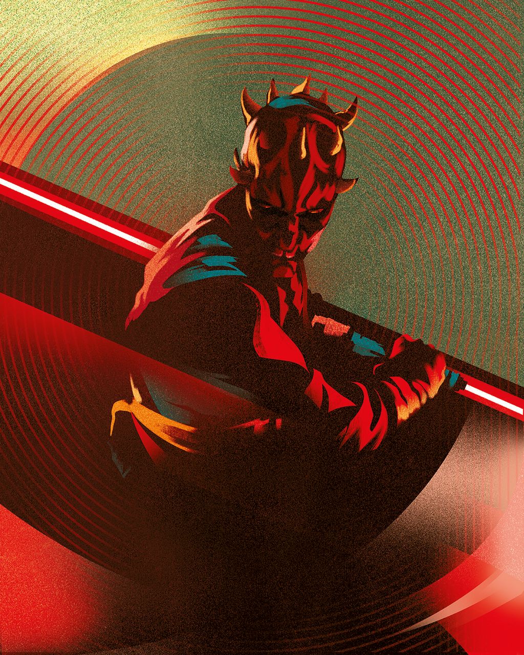 Illustration showcasing this artists portfolio