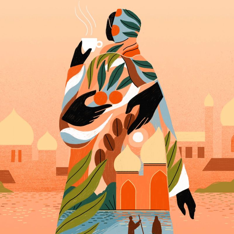 Illustration showcasing this artists portfolio