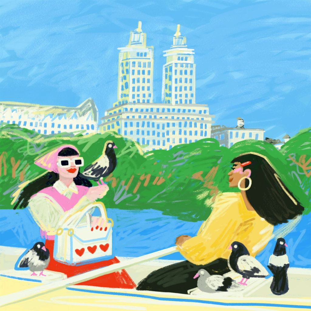 Illustration showcasing this artists portfolio