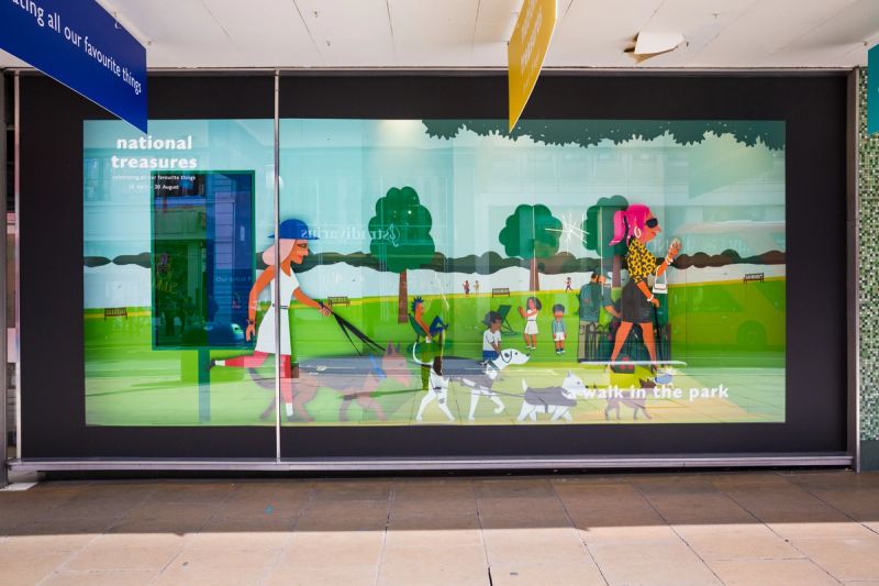 Illustration showcasing this artists portfolio