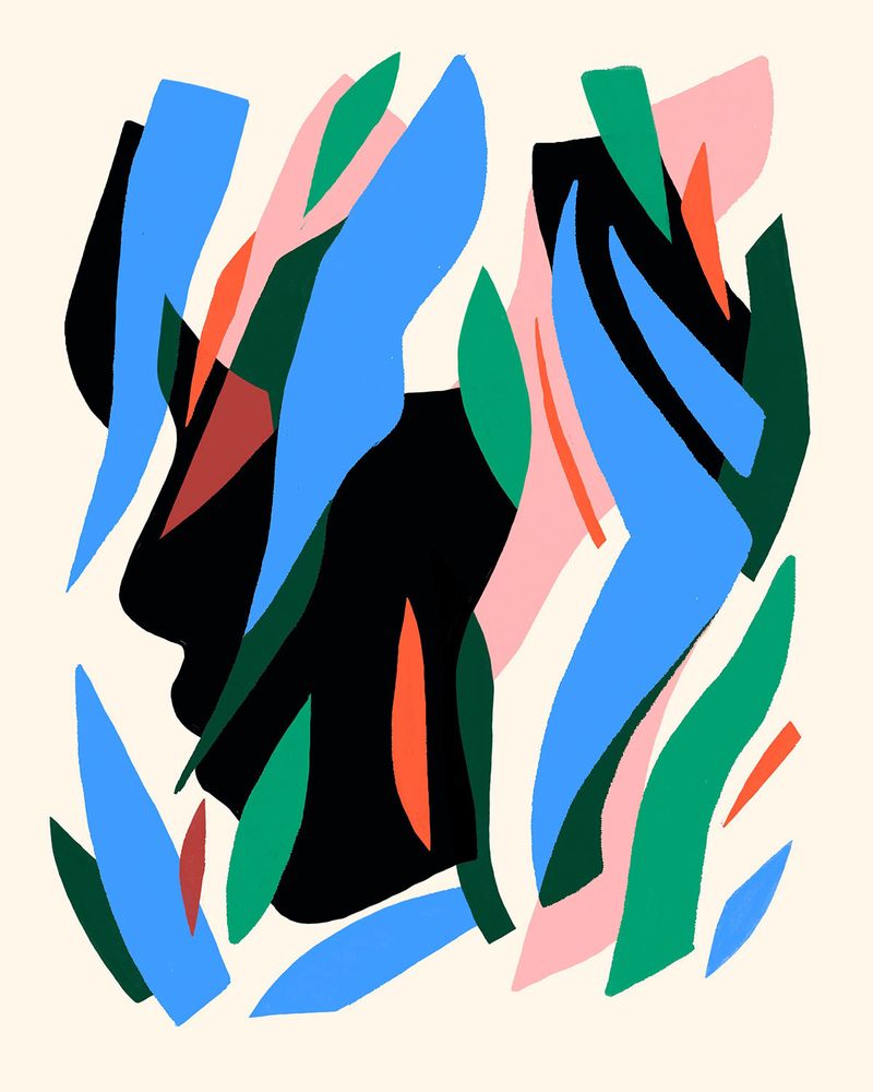 Illustration showcasing this artists portfolio
