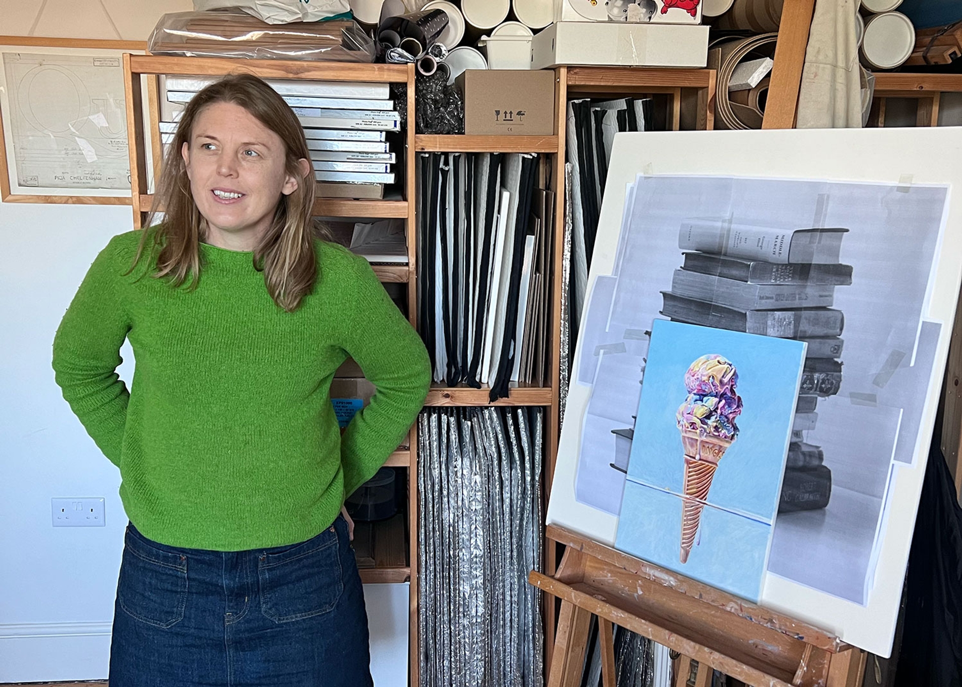 Joel Penkman gave us a tour of her studio in Liverpool