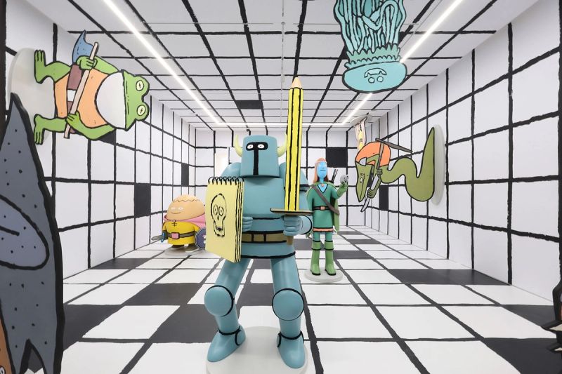 Illustration showcasing this artists portfolio