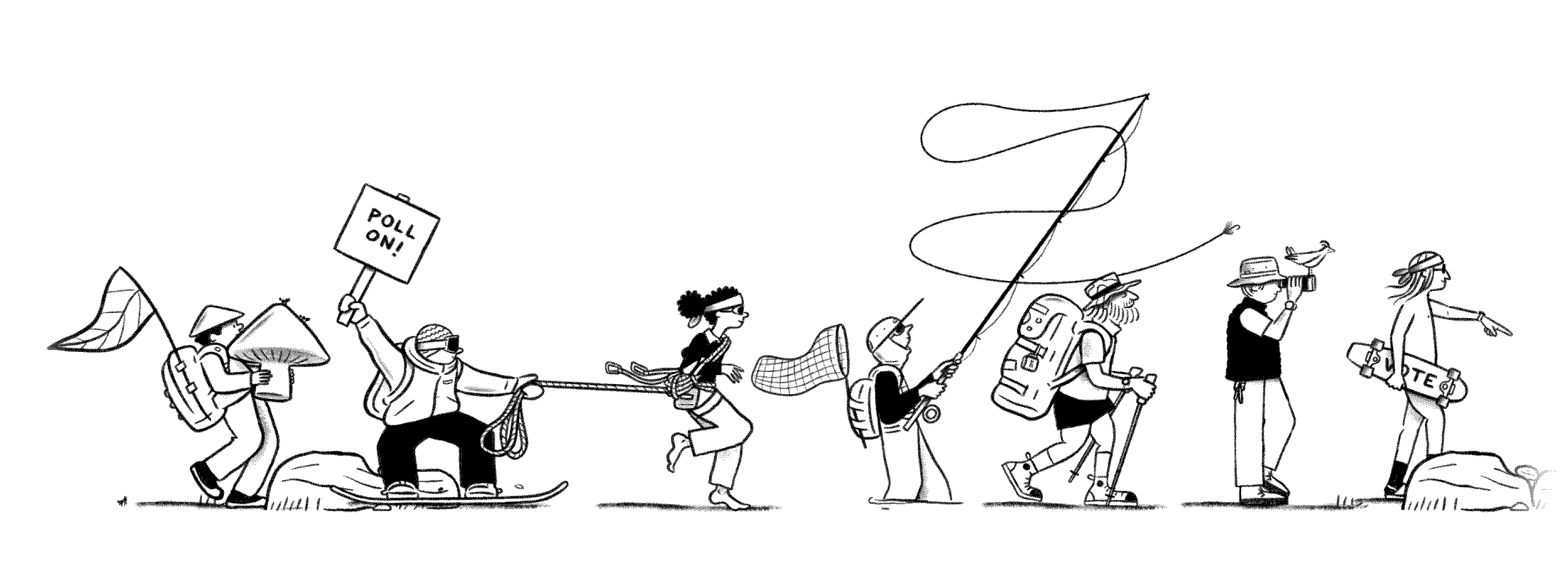 Illustration showcasing this artists portfolio