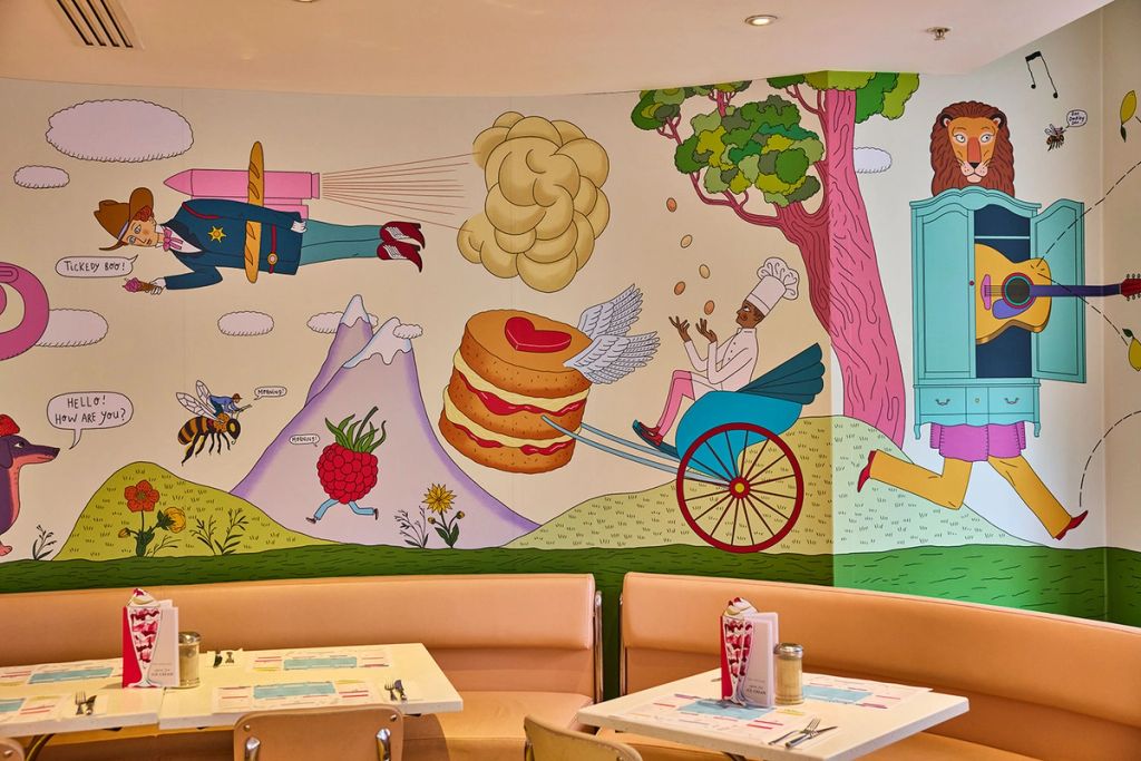 Illustration showcasing this artists portfolio