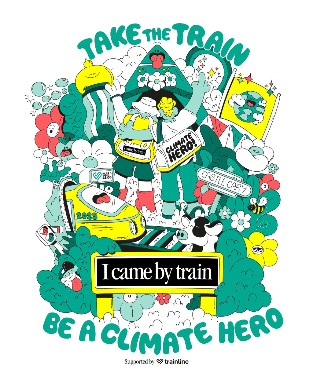 Illustration showcasing this artists portfolio