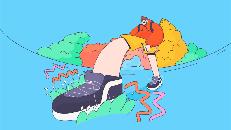 Illustration showcasing this artists portfolio