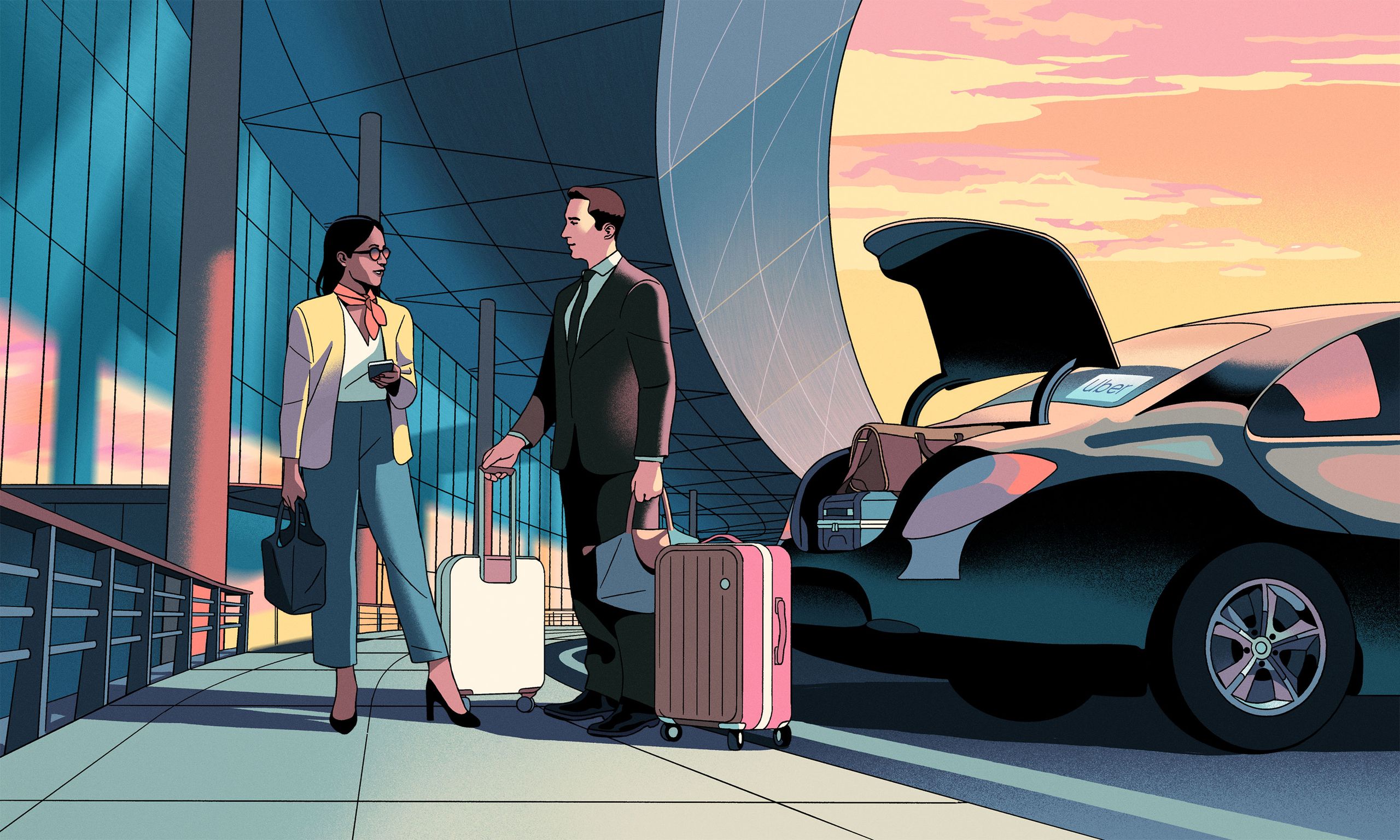 Illustration showcasing this artists portfolio
