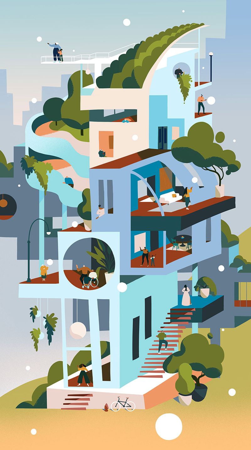 Illustration showcasing this artists portfolio