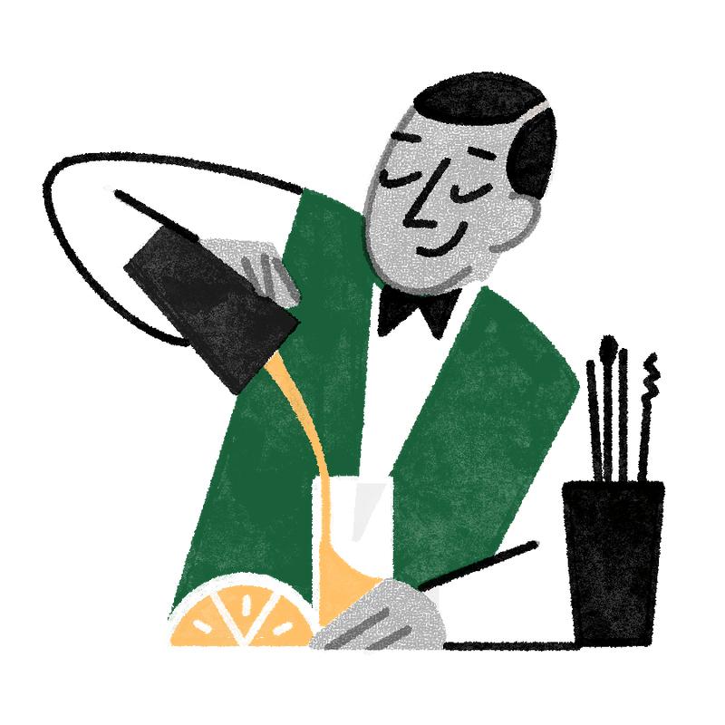 Illustration showcasing this artists portfolio