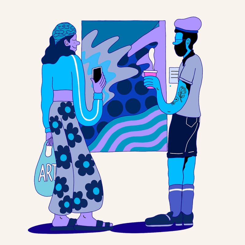 Illustration showcasing this artists portfolio