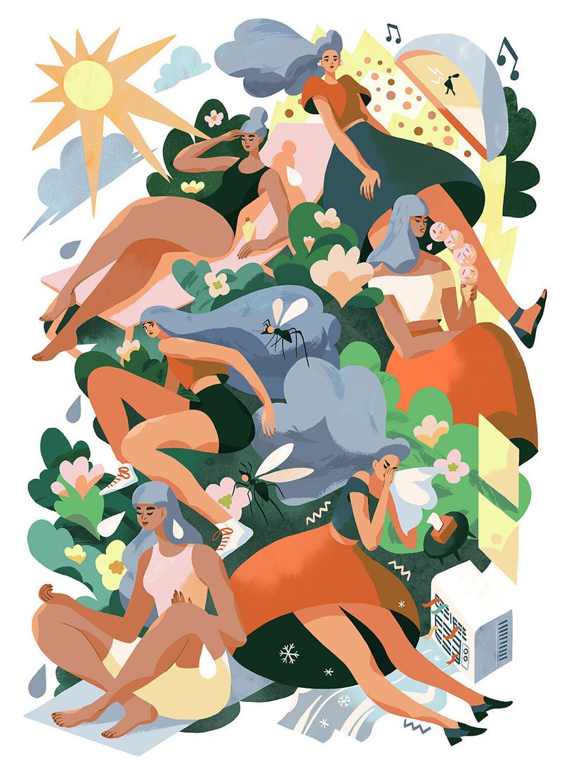 Illustration showcasing this artists portfolio
