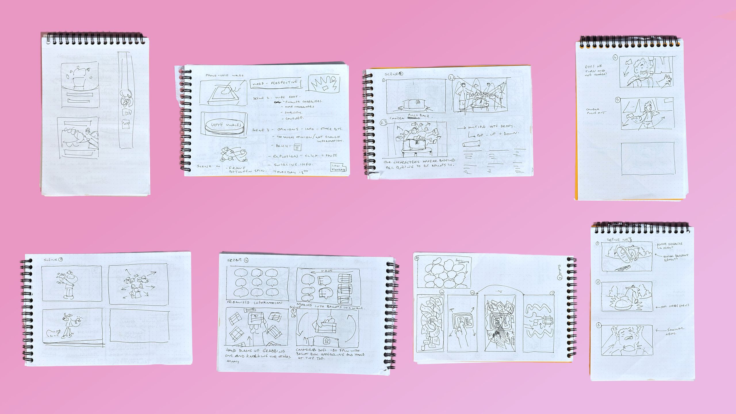 Illustration showcasing this artists portfolio