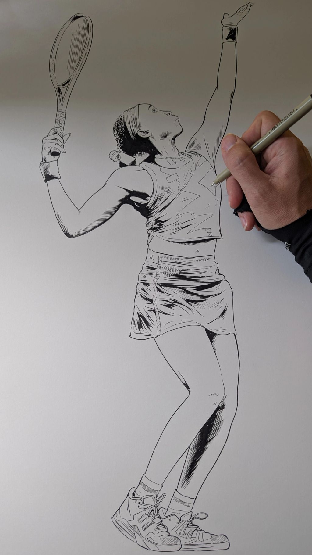 Illustration showcasing this artists portfolio