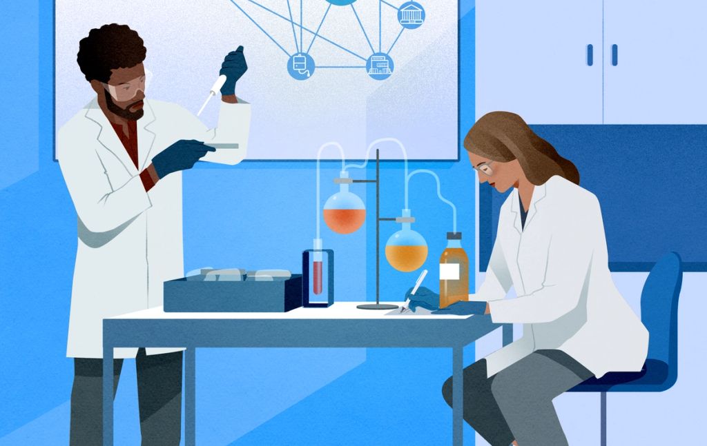 Illustration showcasing this artists portfolio