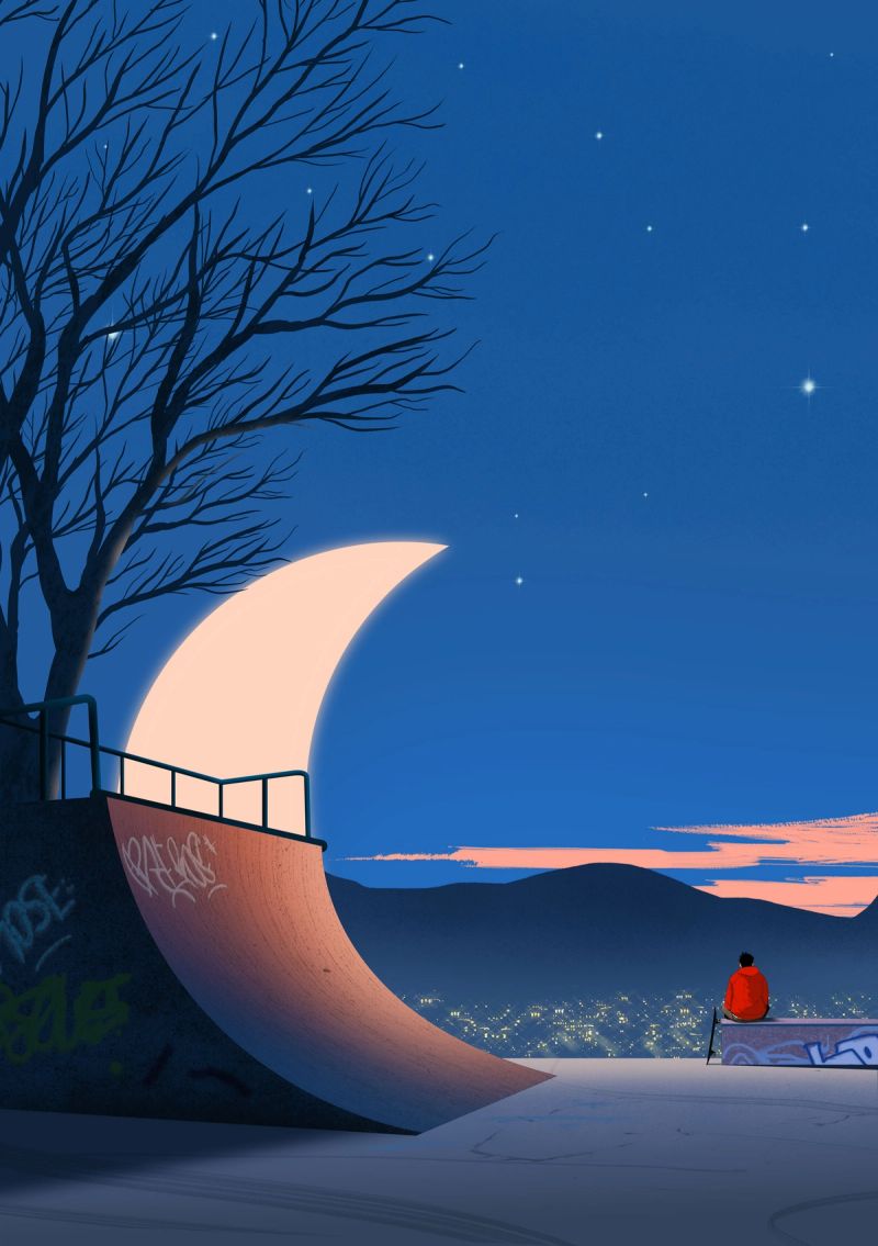 Illustration showcasing this artists portfolio