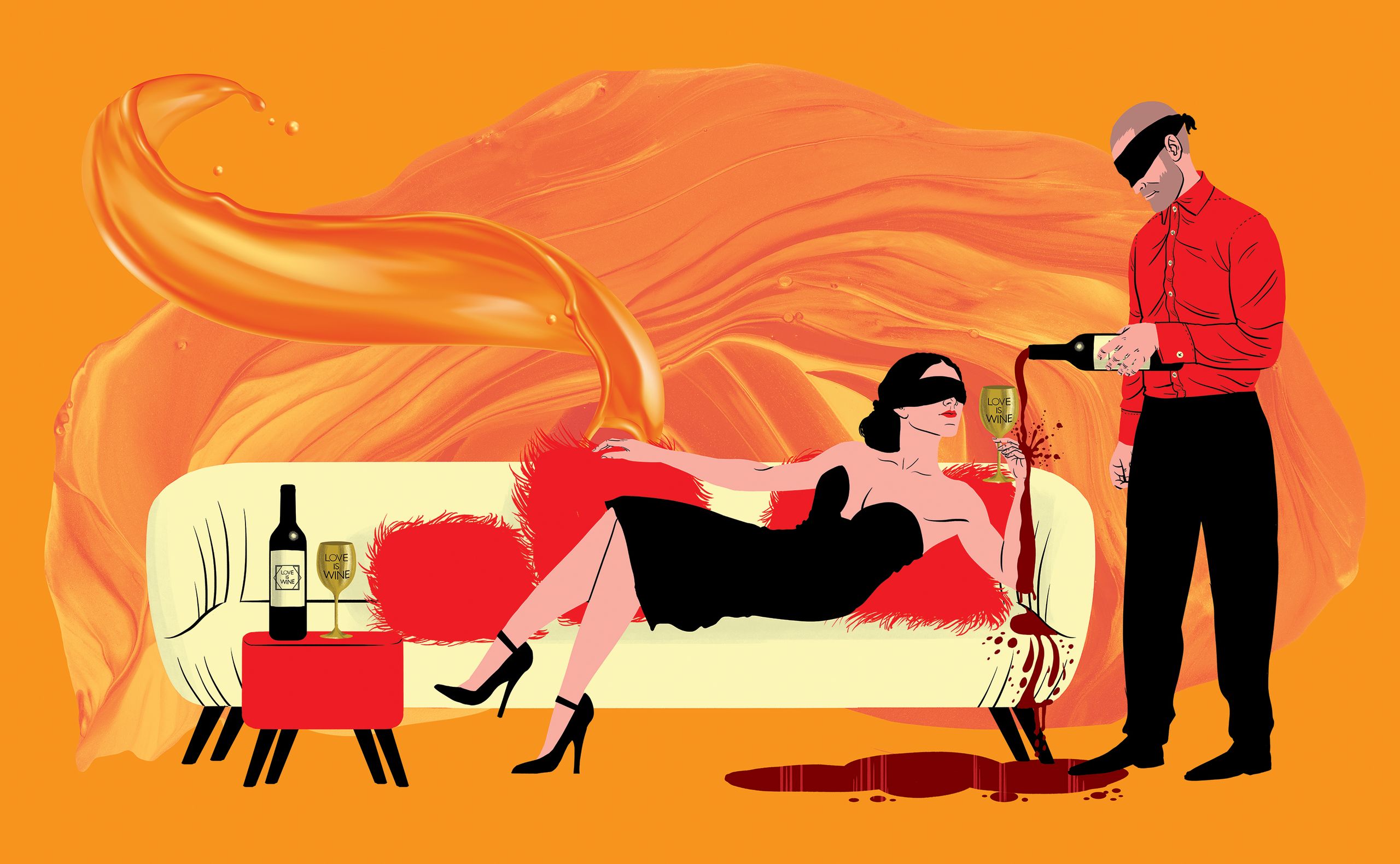 Illustration showcasing this artists portfolio