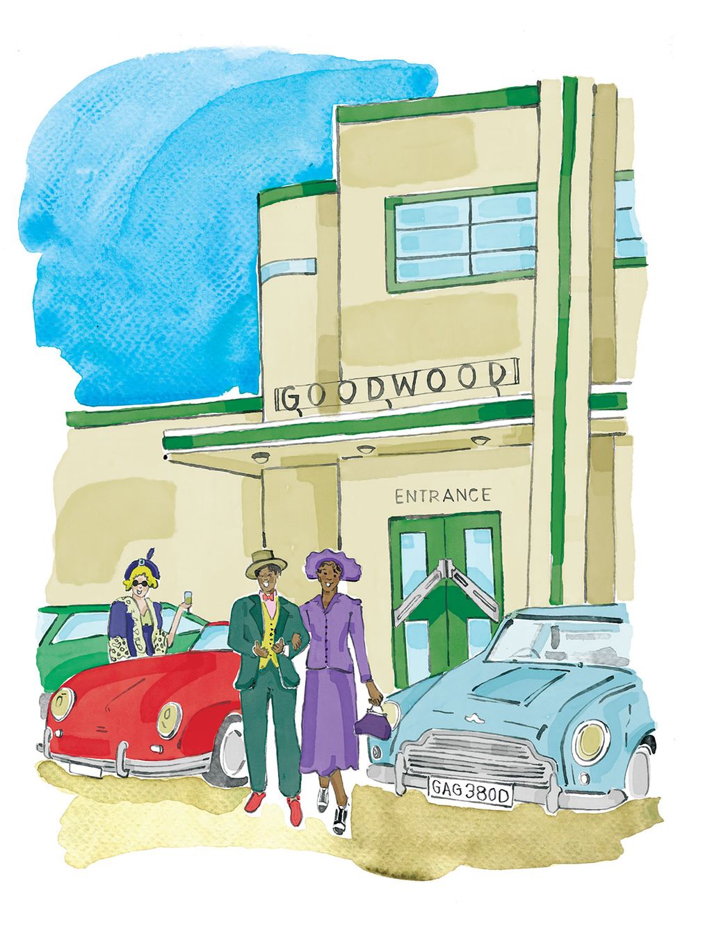 Illustration showcasing this artists portfolio