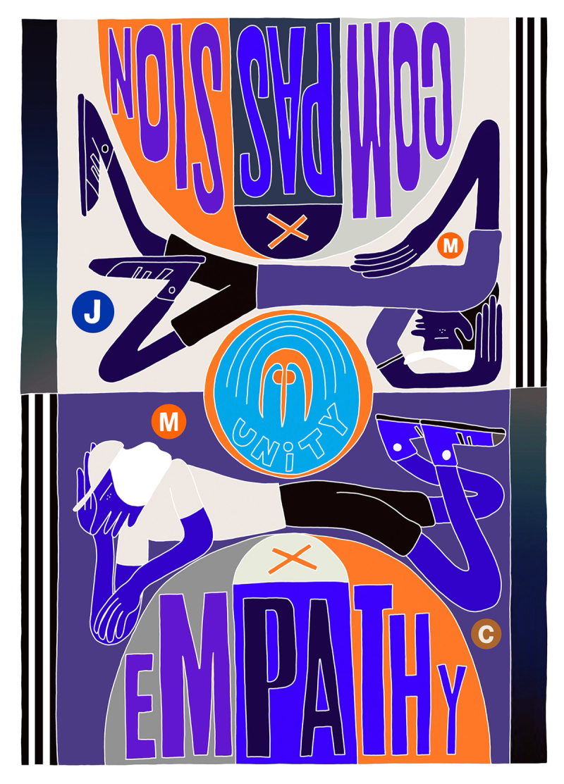 Illustration showcasing this artists portfolio