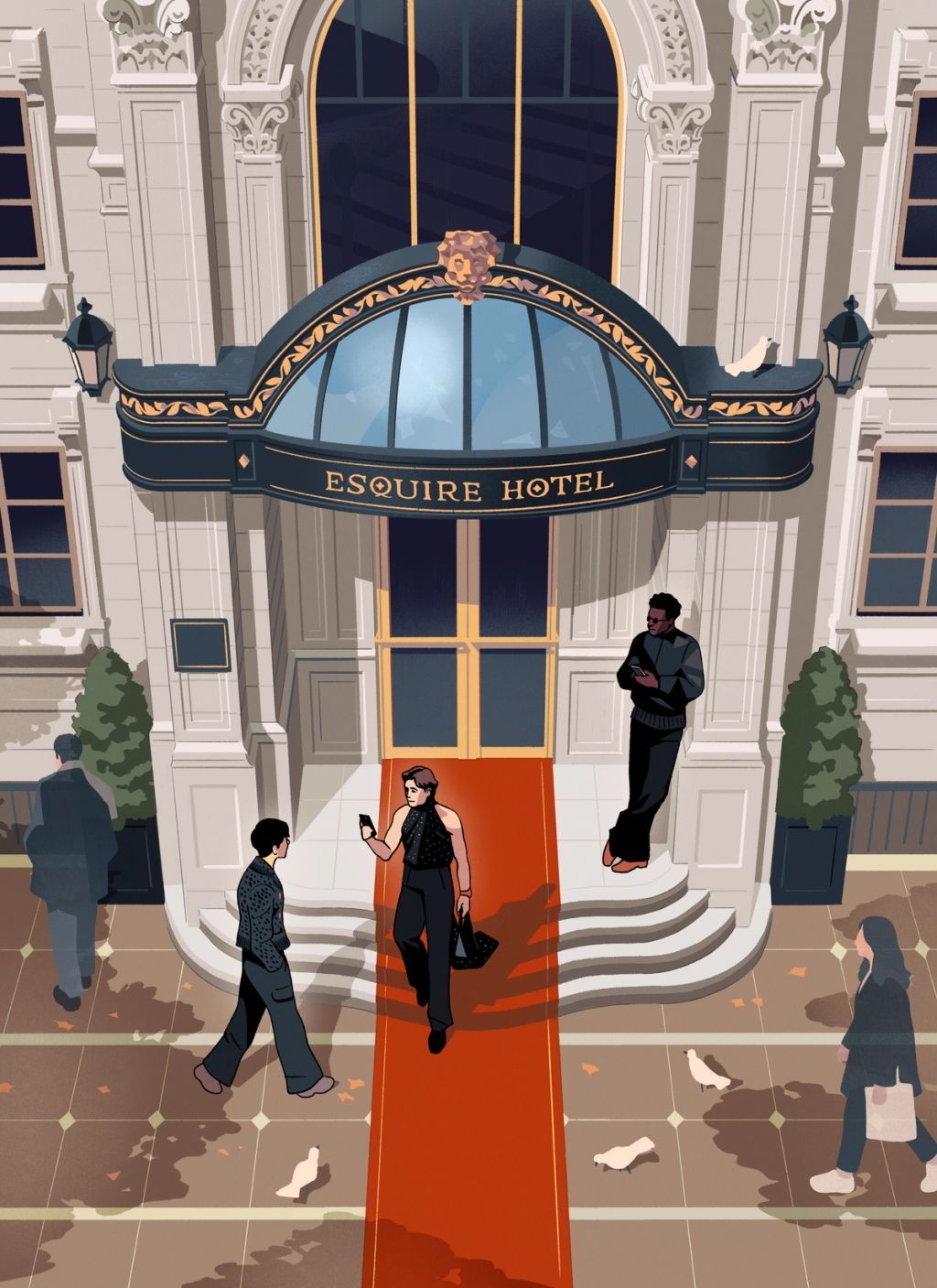 Illustration showcasing this artists portfolio