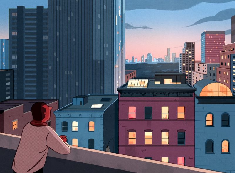 Illustration showcasing this artists portfolio