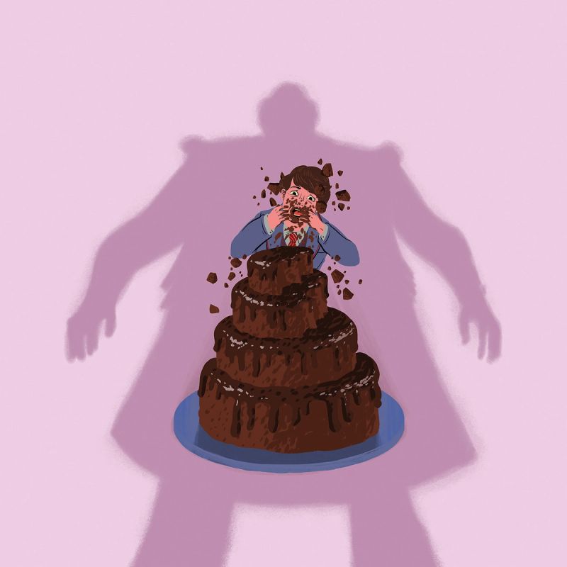 Illustration showcasing this artists portfolio