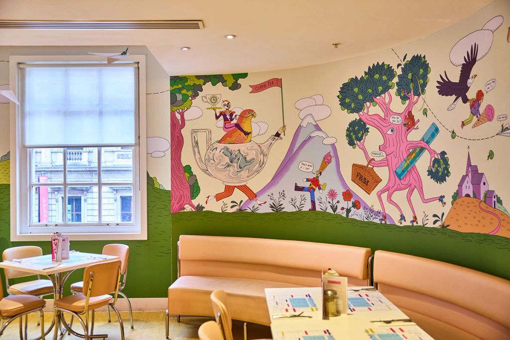 Illustration showcasing this artists portfolio