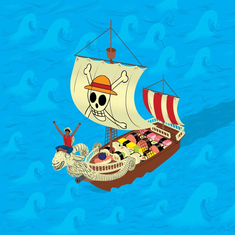 Illustration showcasing this artists portfolio