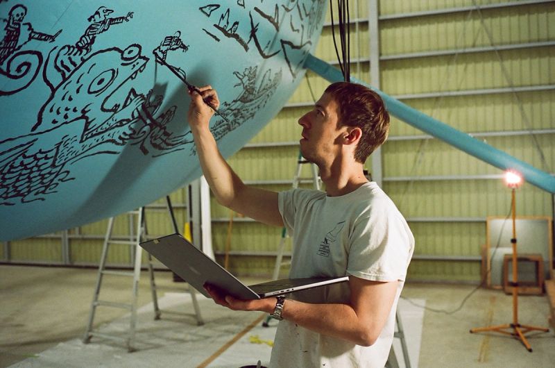 Illustration showcasing this artists portfolio