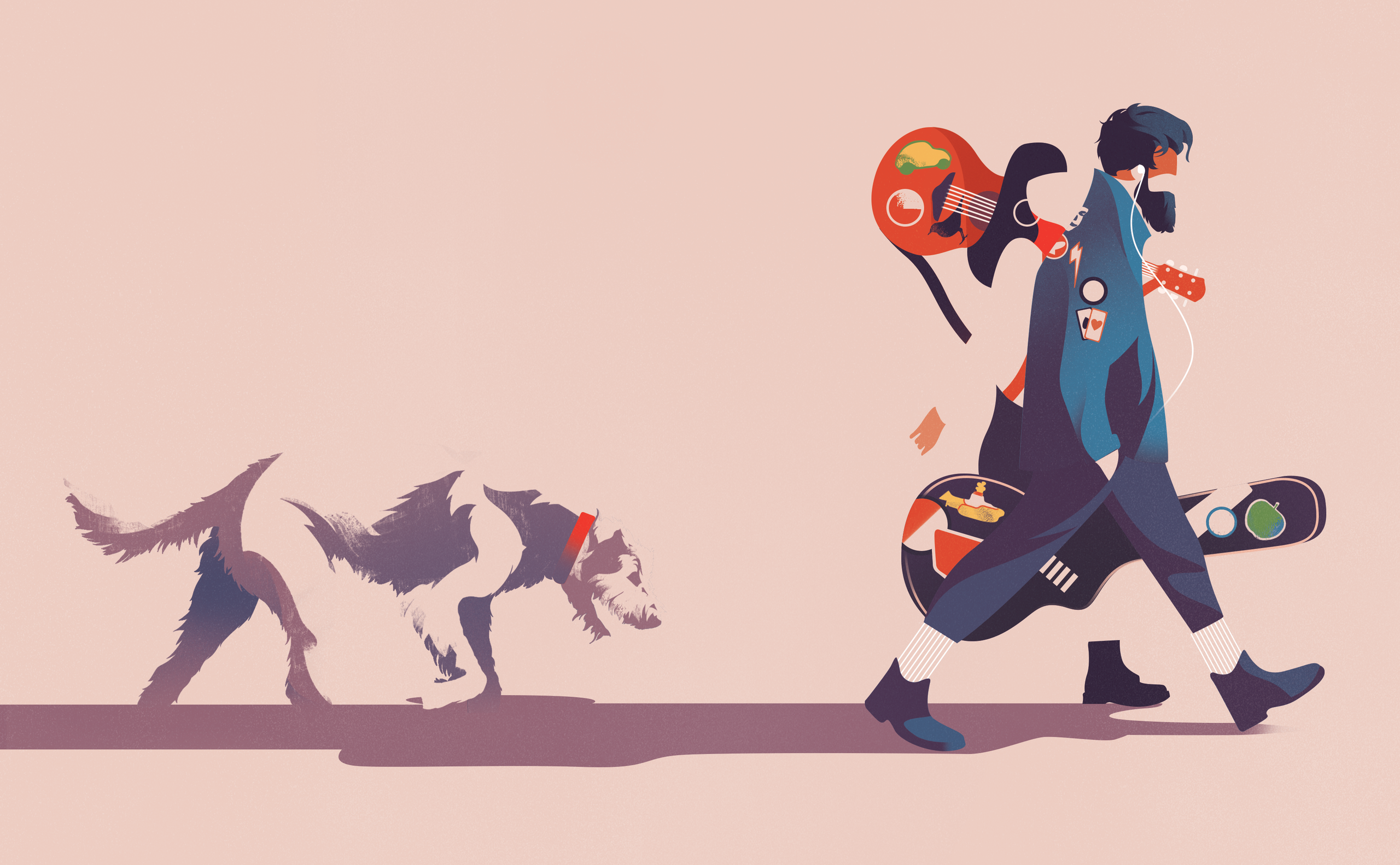 Illustration showcasing this artists portfolio