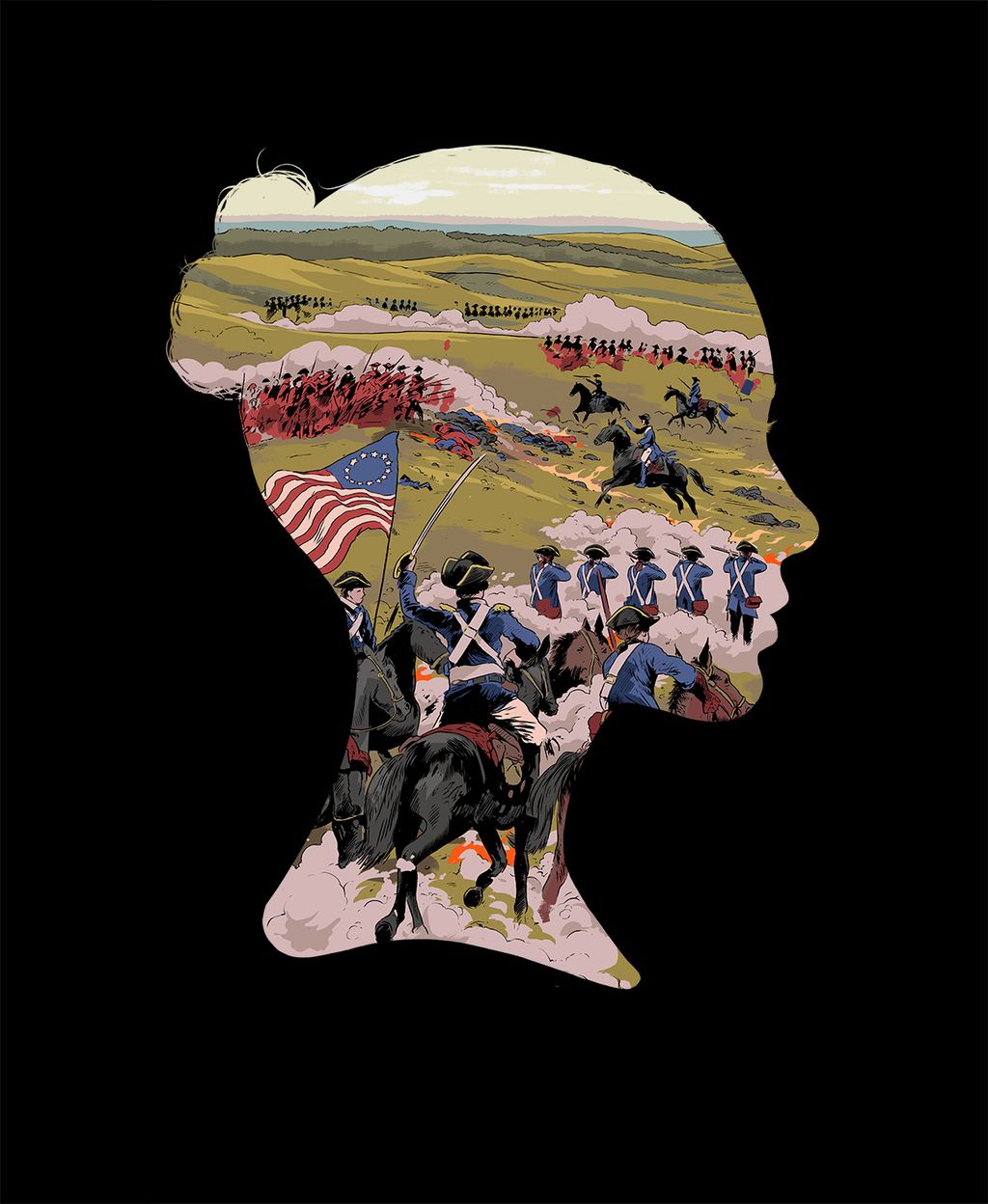 Illustration showcasing this artists portfolio