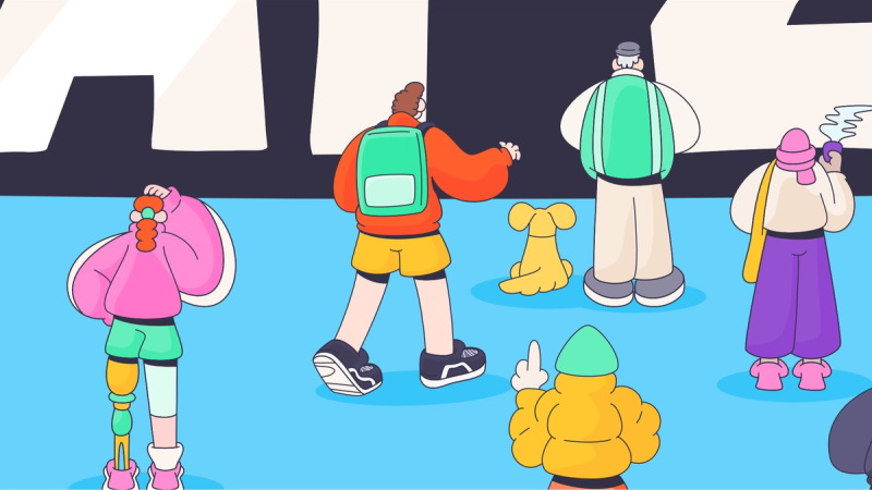 Illustration showcasing this artists portfolio