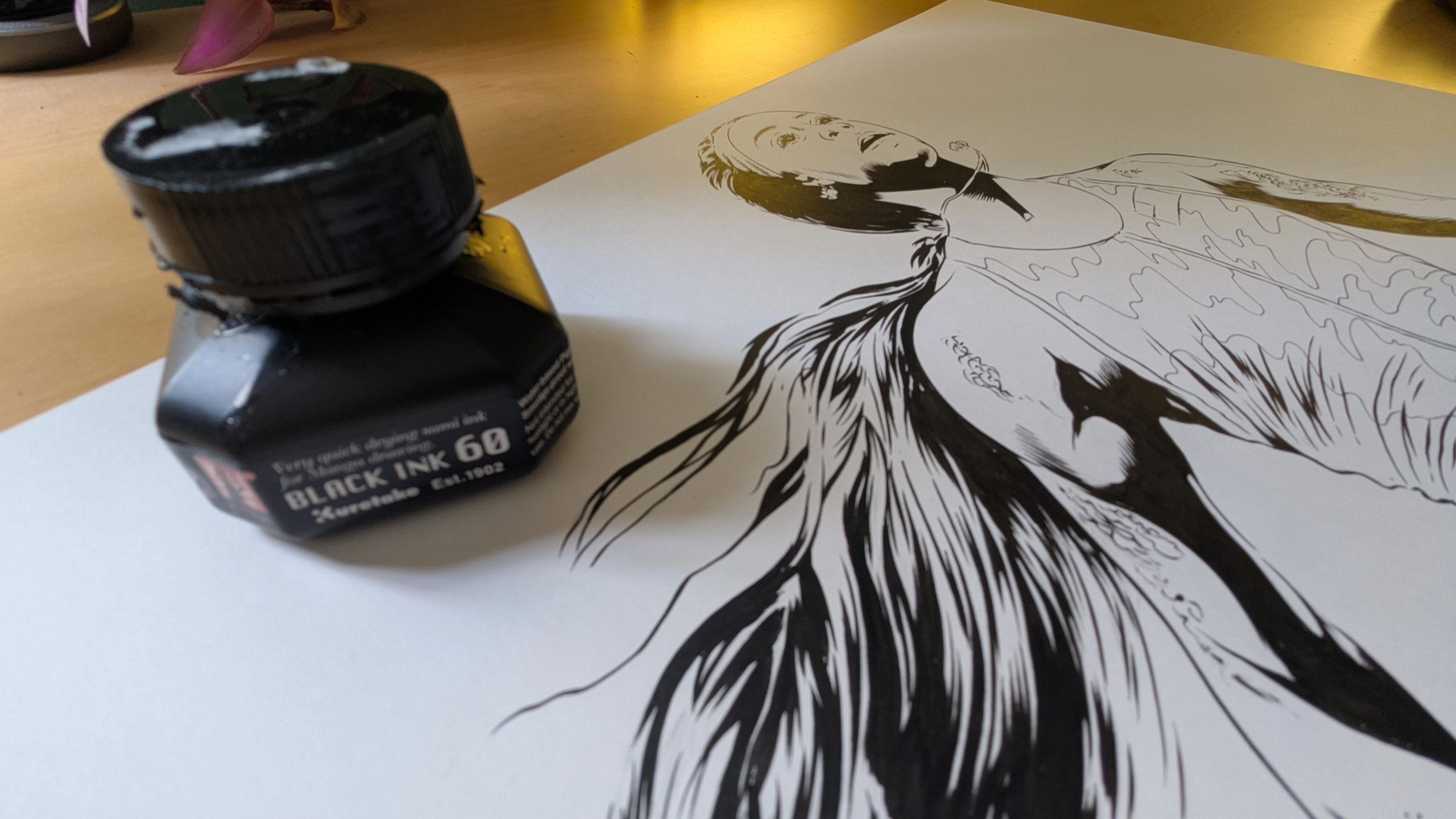 Illustration showcasing this artists portfolio