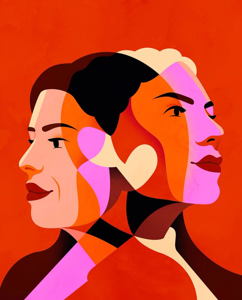 Illustration showcasing this artists portfolio