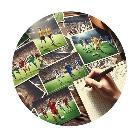 An image showing a successful betting agent analyzing sports data and making informed decisions.