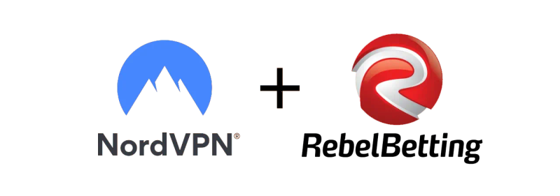 NordVPN and RebelBetting logos showing VPN partnership for sports betting software
