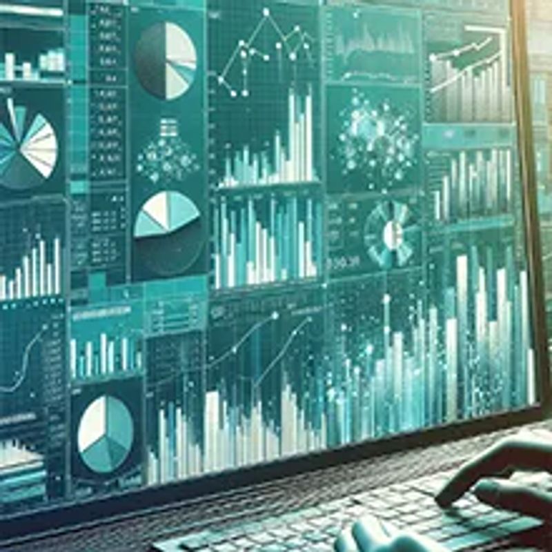 Close-up of a computer analysing hundreds of odds to find profitable and true odds