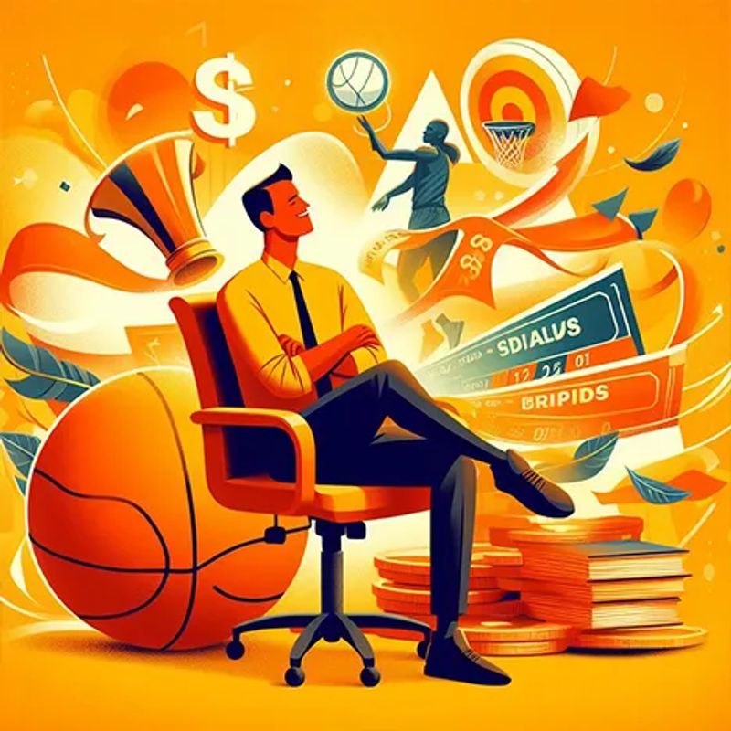 A person feeling confident in arbitrage betting on WNBA thanks to the sports betting software RebelBetting