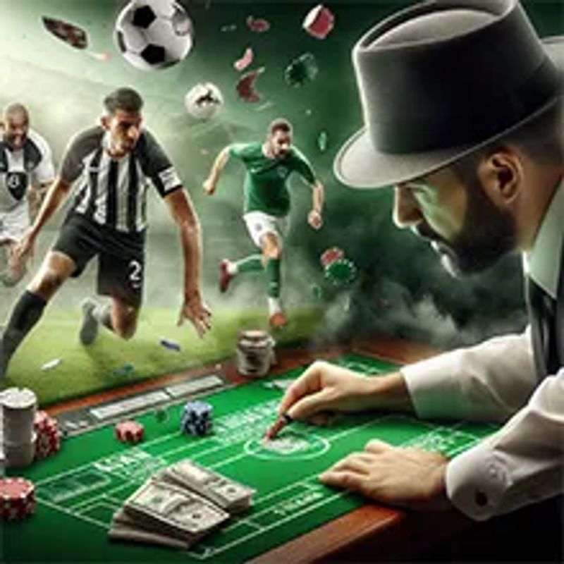 A fan placing a Asian handicap bet on their favourite team