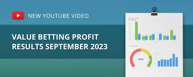 Value betting profit results September 2023 with performance charts and metrics dashboard