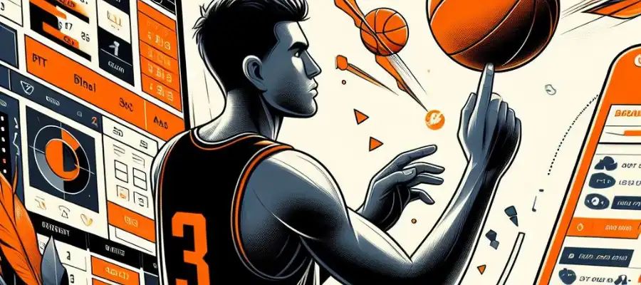A basketball fan learning more about how to bet and win big on sports betting