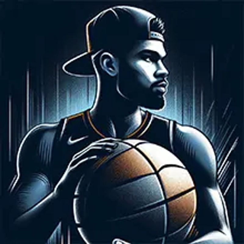 A basketball player putting the ball through the net to demonstrate moneyline bets