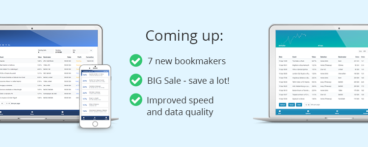 Coming up – 7 New bookmakers